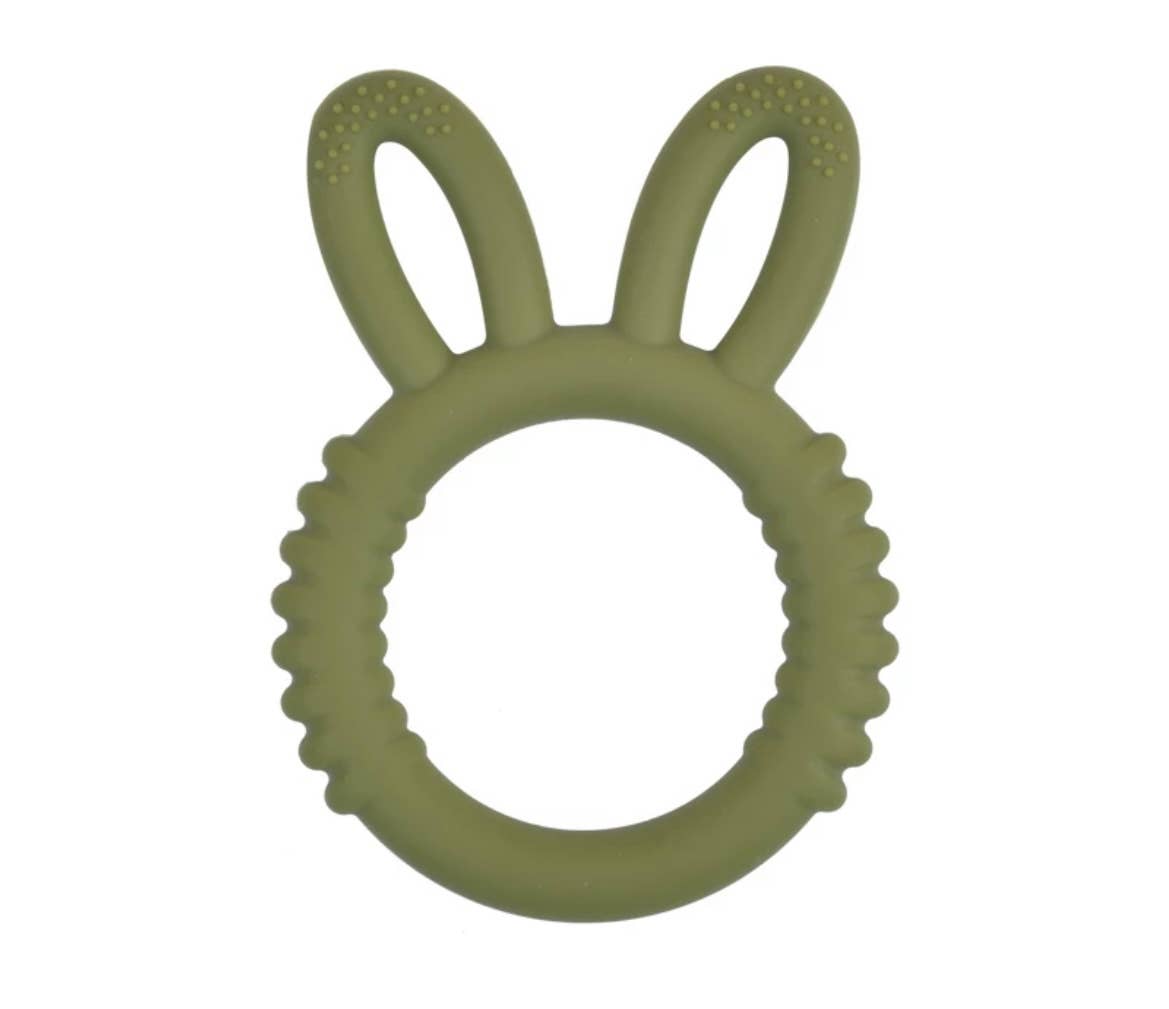 Silicone Bunny Teether - Assorted Colors