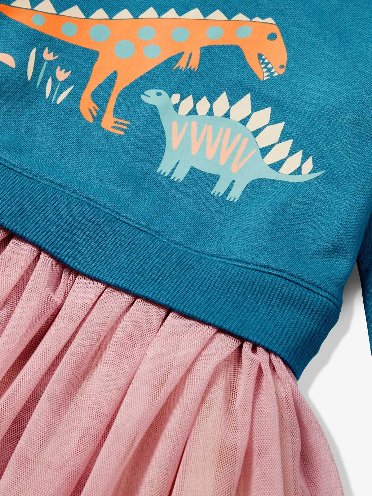 Sweatshirt Dress + Tulle - Paleontology